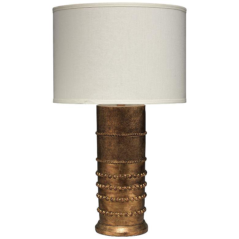 Image 1 Jamie Young Ceres Antique Gold Column Table Lamp