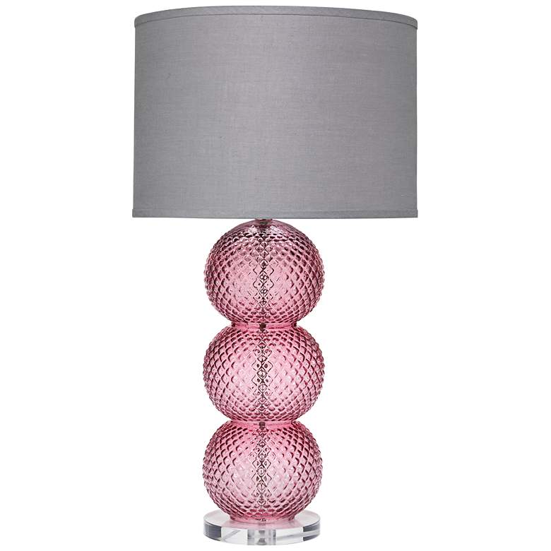 Image 1 Jamie Young Champagne Rose Glass Table Lamp