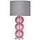 Jamie Young Champagne Rose Glass Table Lamp