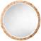 Jamie Young Chandler Natural 36" Round Wall Mirror