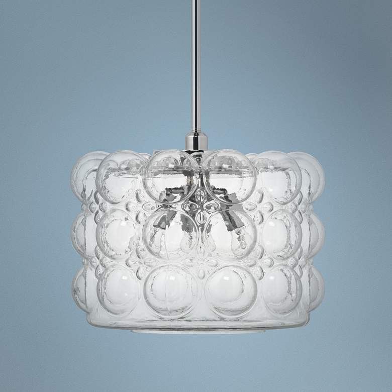 Image 1 Jamie Young Cici 19 inch Wide Clear Glass Large 3-Light Pendant