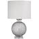 Jamie Young Clark Sphere Gray Table Lamp