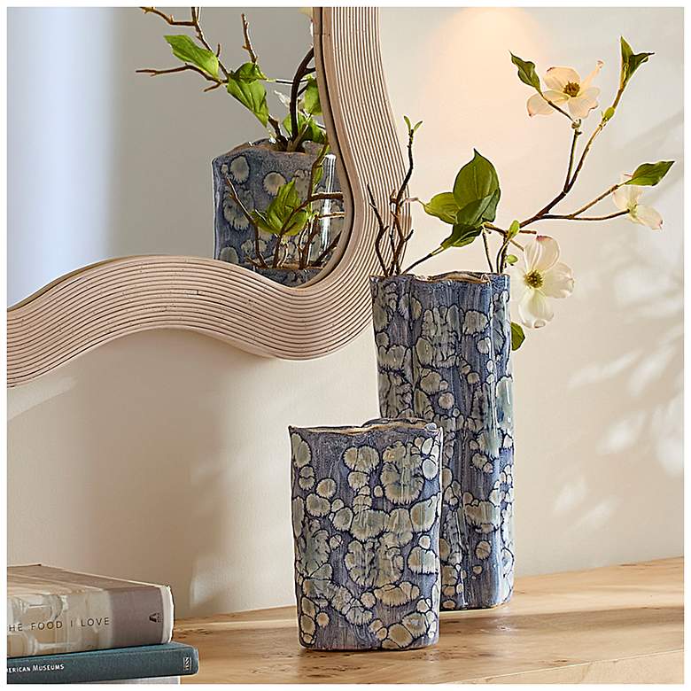 Image 2 Jamie Young Cloud Ceramic Decorative Set of 2 Vases more views