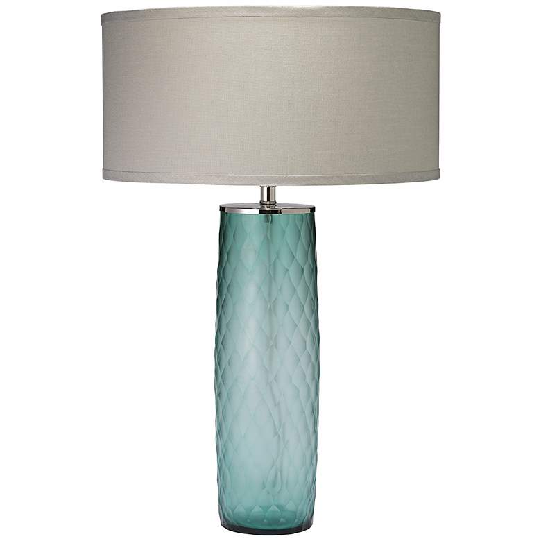 Image 1 Jamie Young Cloud Sky Blue Glass Table Lamp