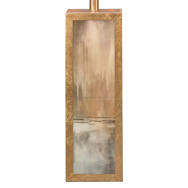 Image 6 Jamie Young Cloudscape Antiqued Gold Leaf and Slate Lacquer Table Lamp more views