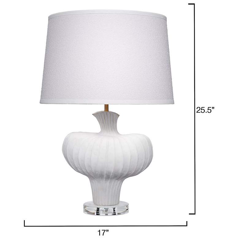 Image 3 Jamie Young Colette Ceramic Table Lamp with Polyester Shade more views