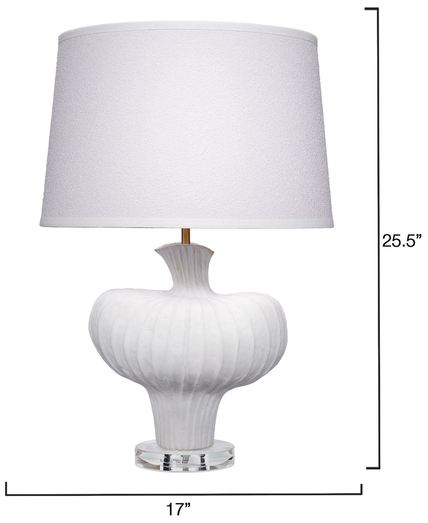 Image 5 Jamie Young Colette Ceramic Table Lamp with Polyester Shade more views