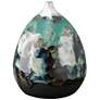 Thumbnail1 of Jamie Young Collage 11" High Black and Ivory Ceramic Vase