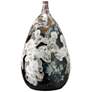 Jamie Young Collage 15 3/4"H Black and Ivory Ceramic Vase