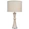 Jamie Young Commonwealth White Faux Alabaster Table Lamp