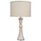 Jamie Young Commonwealth White Faux Alabaster Table Lamp