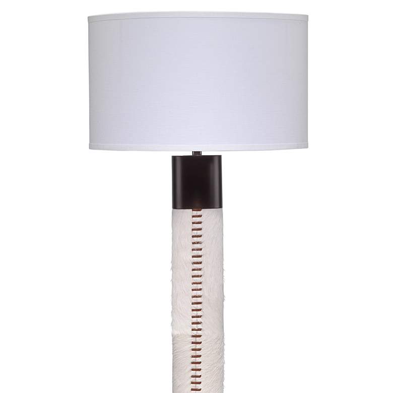 Image 3 Jamie Young Company. Sheridan 70" Bronze White Hair-On-Hide Floor Lamp more views