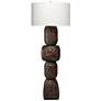 Jamie Young Company Totem 62" High Wood Floor Lamp