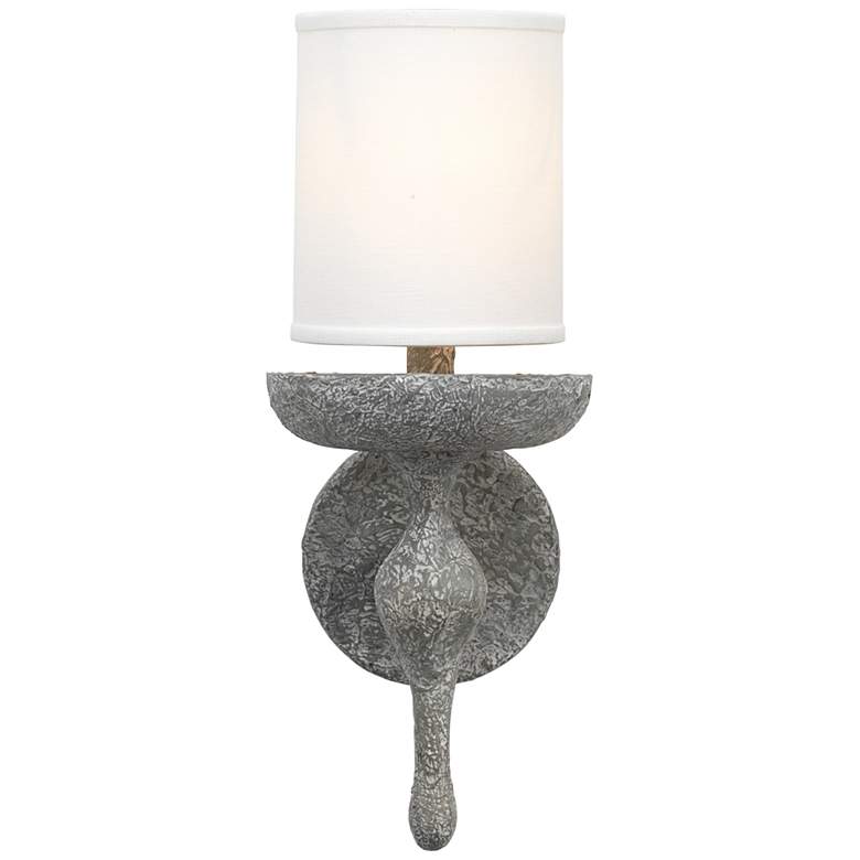 Image 1 Jamie Young Concord 11 1/2 inch High Gray Wall Sconce