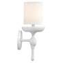 Jamie Young Concord 11 1/2" High White Wall Sconce