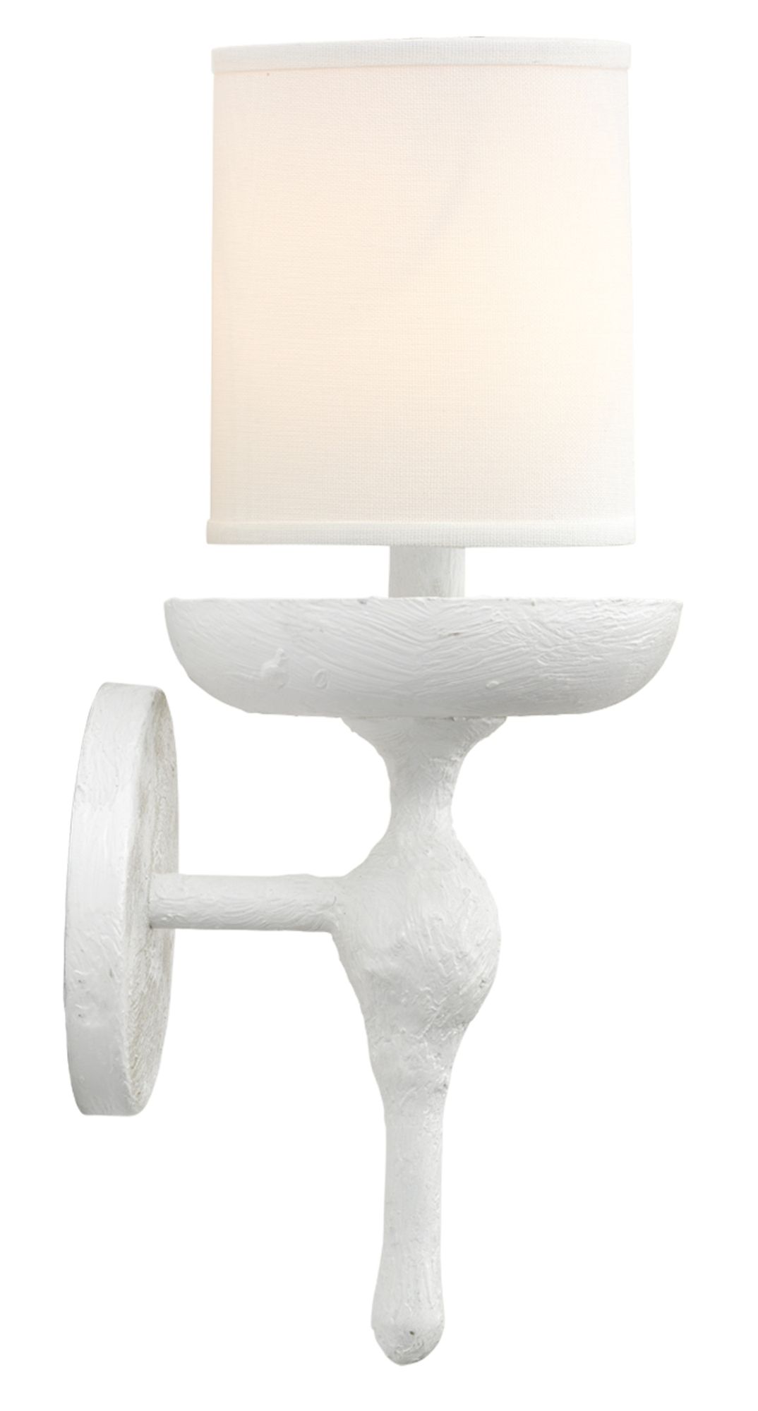 Jamie Young Concord 11 1/2" High White Wall Sconce