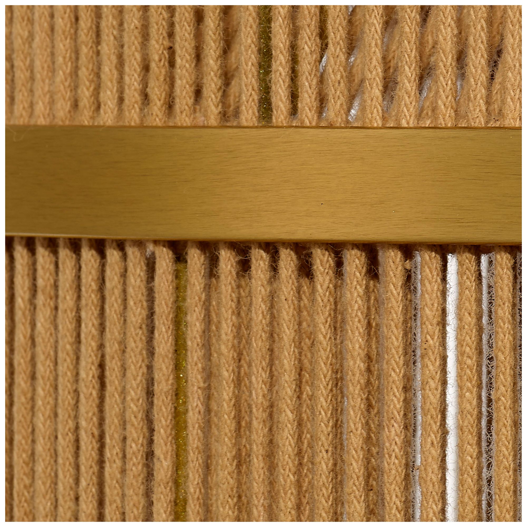 Image 4 Jamie Young Congruent 1-Light Iron and Cotton Pendant more views