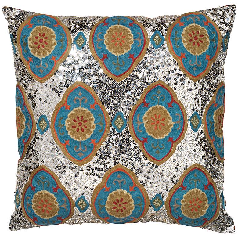 Image 1 Jamie Young Corky 24" Square Accent Pillow