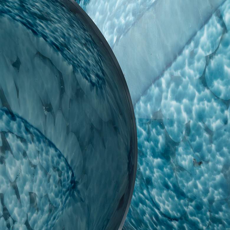 Image 5 Jamie Young Cosmos Indigo Swirl Decorative Balls Set of 2 more views