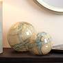 Thumbnail2 of Jamie Young Cosmos Pale Blue Glass Decorative Balls Set of 2