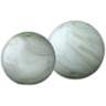 Jamie Young Cosmos Sage Swirl Decorative Balls Set of 2