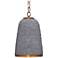 Jamie Young Creekside 1-Light Beaded Slate Blue Pendant