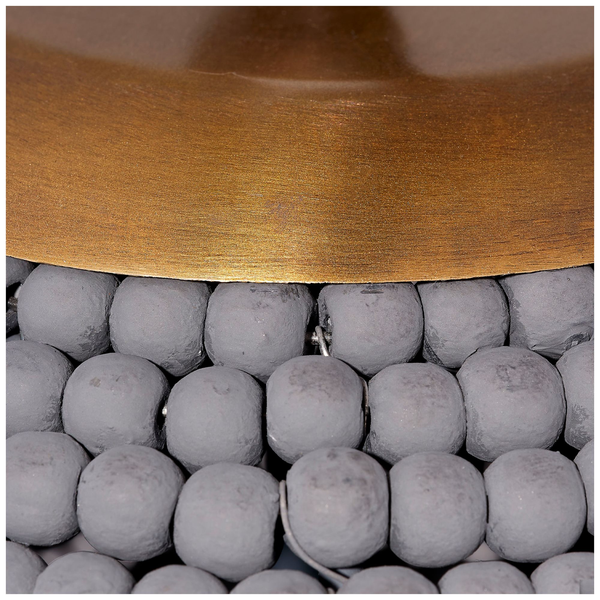 Image 3 Jamie Young Creekside 1-Light Beaded Slate Blue Pendant more views