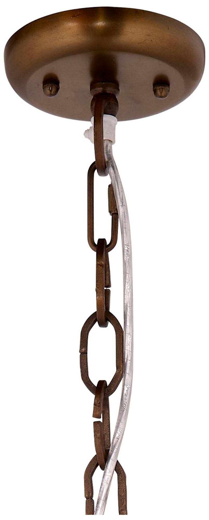 Image 7 Jamie Young Creekside 1-Light Beaded Slate Blue Pendant more views