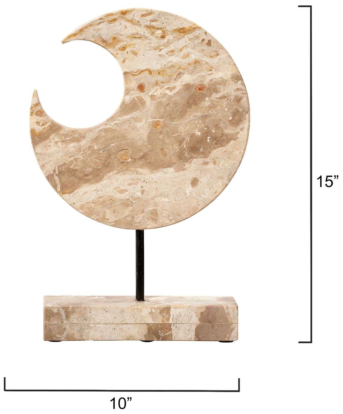 Image 7 Jamie Young Crescent Marble Stand more views