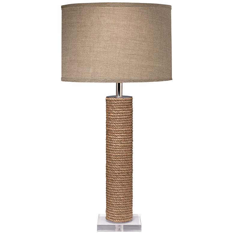 Image 1 Jamie Young Cylinder Jute Table Lamp