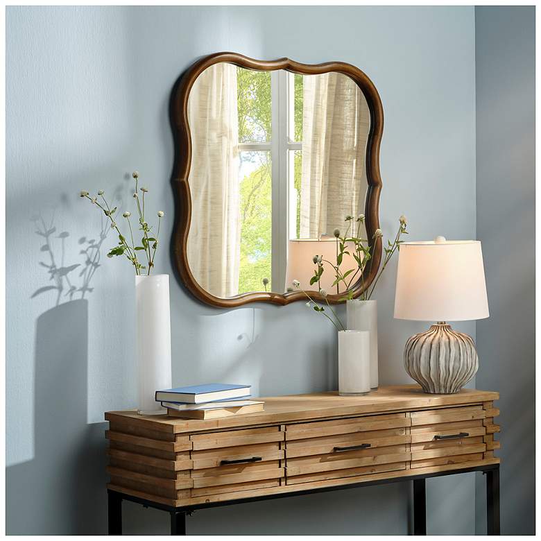 Image 2 Jamie Young Daisy Wood Wall Mirror more views