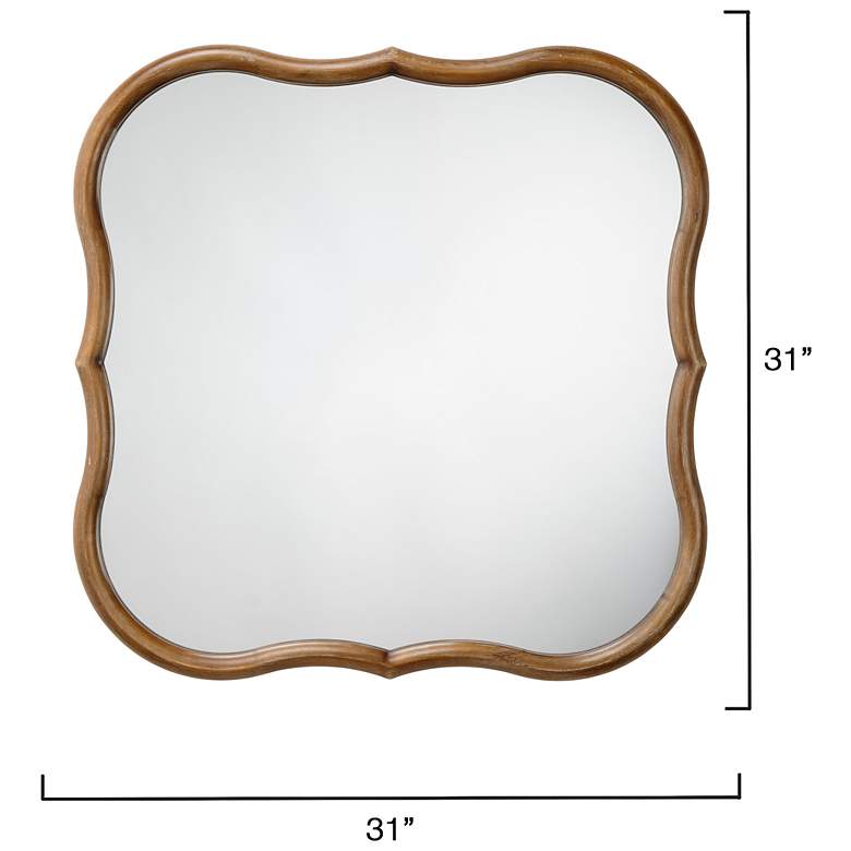 Image 3 Jamie Young Daisy Wood Wall Mirror more views