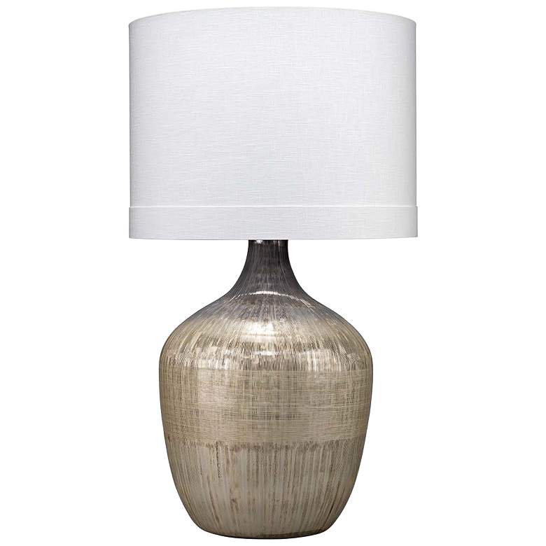 Image 1 Jamie Young Damsel 34 3/4" Silver Etched Mercury Glass Table Lamp