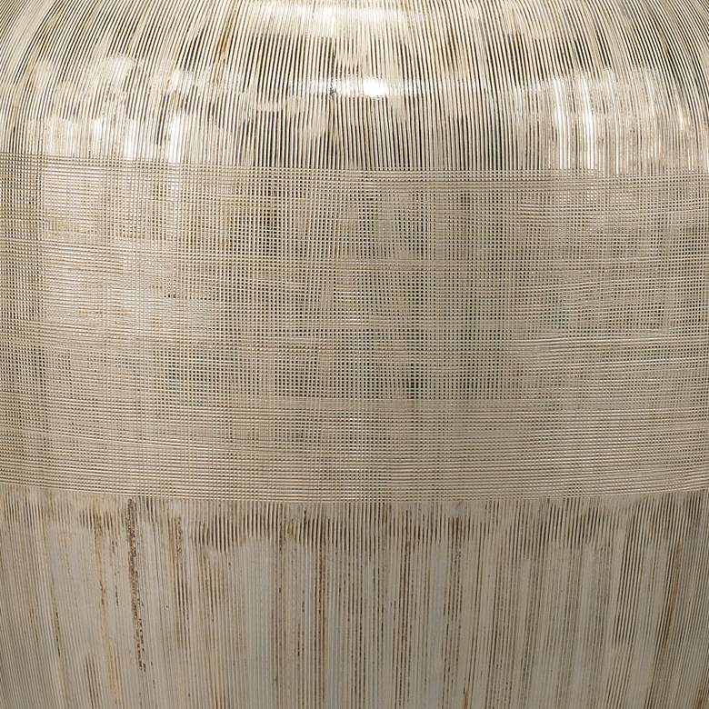 Image 2 Jamie Young Damsel 34 3/4" Silver Etched Mercury Glass Table Lamp more views