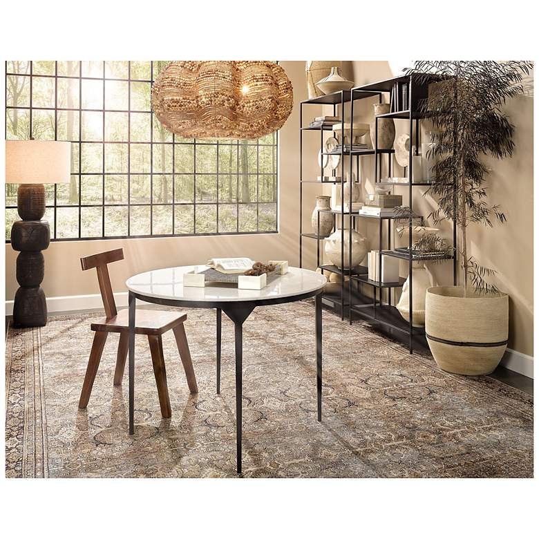 Image 6 Jamie Young Dante Marble and Metal Dining Table more views