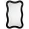Jamie Young Deli Wavy Bamboo Wall Mirror, Black