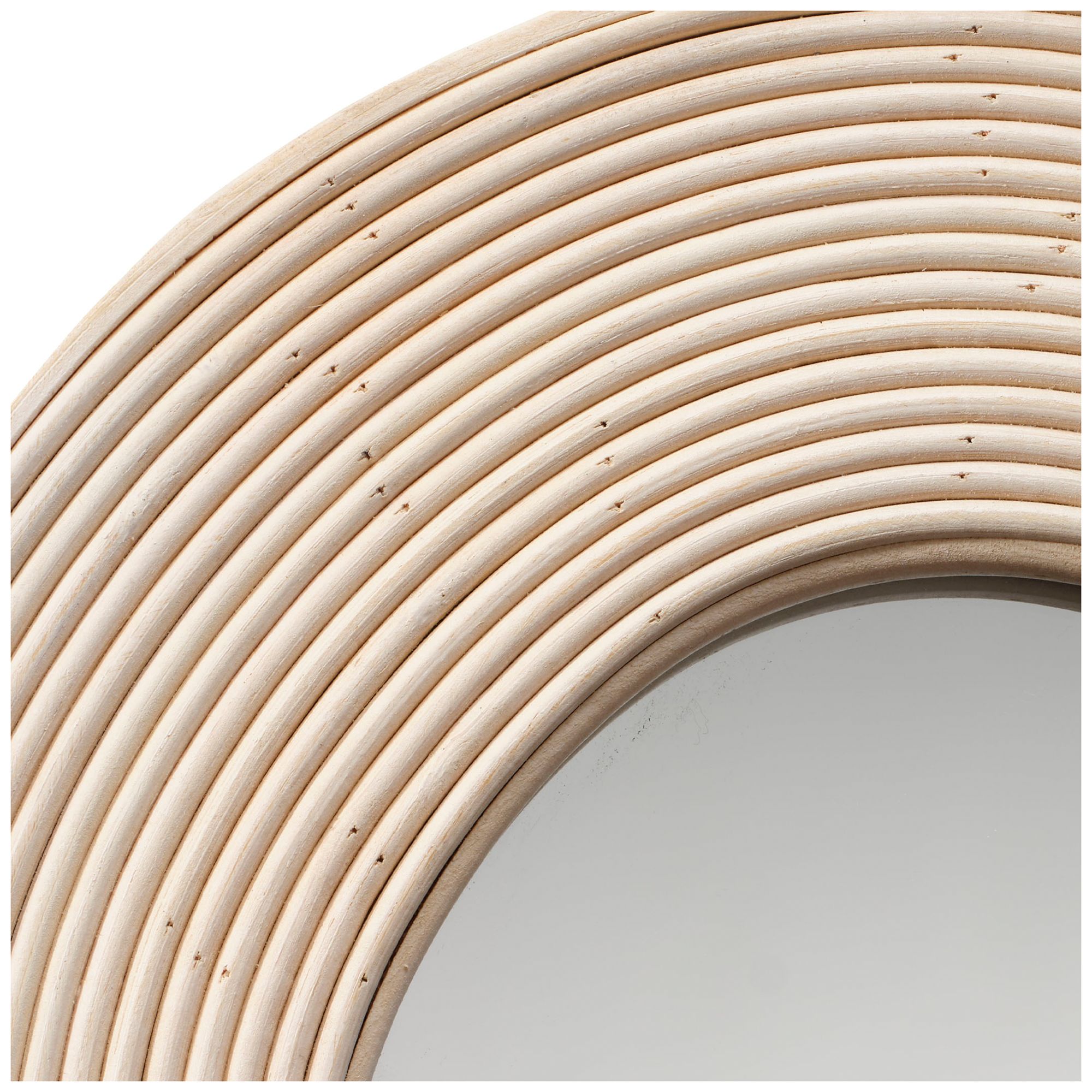 Image 4 Jamie Young Deli Wavy Bamboo Wall Mirror, Cream more views