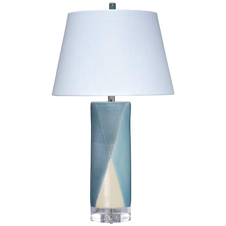Image 2 Jamie Young Diamond Ceramic Table Lamp