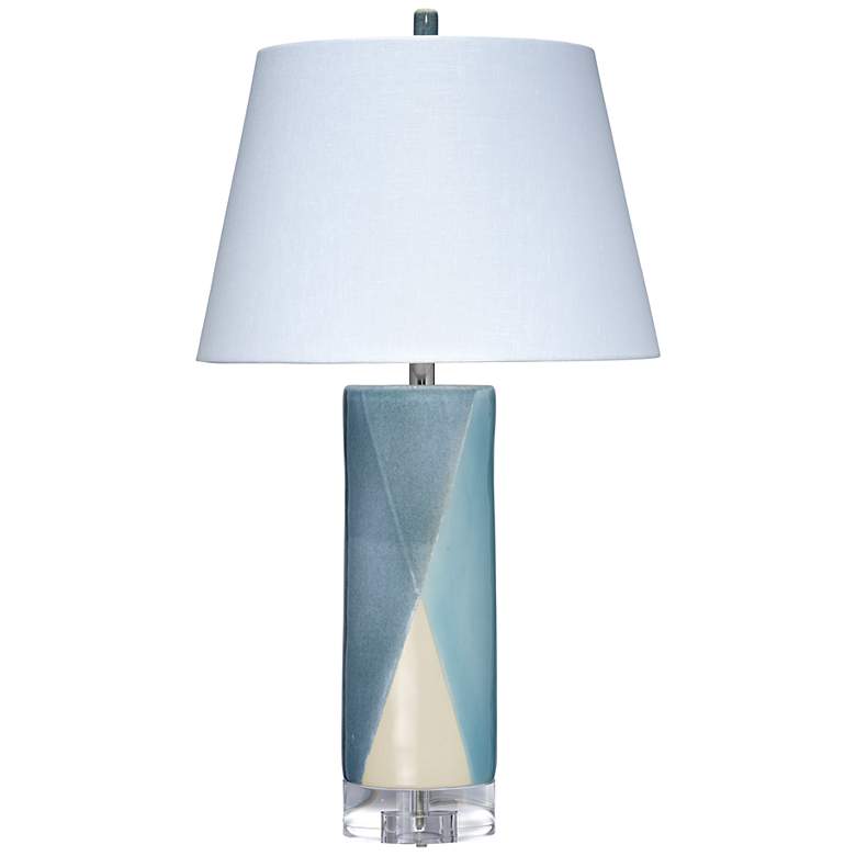 Image 1 Jamie Young Diamond Ceramic Table Lamp