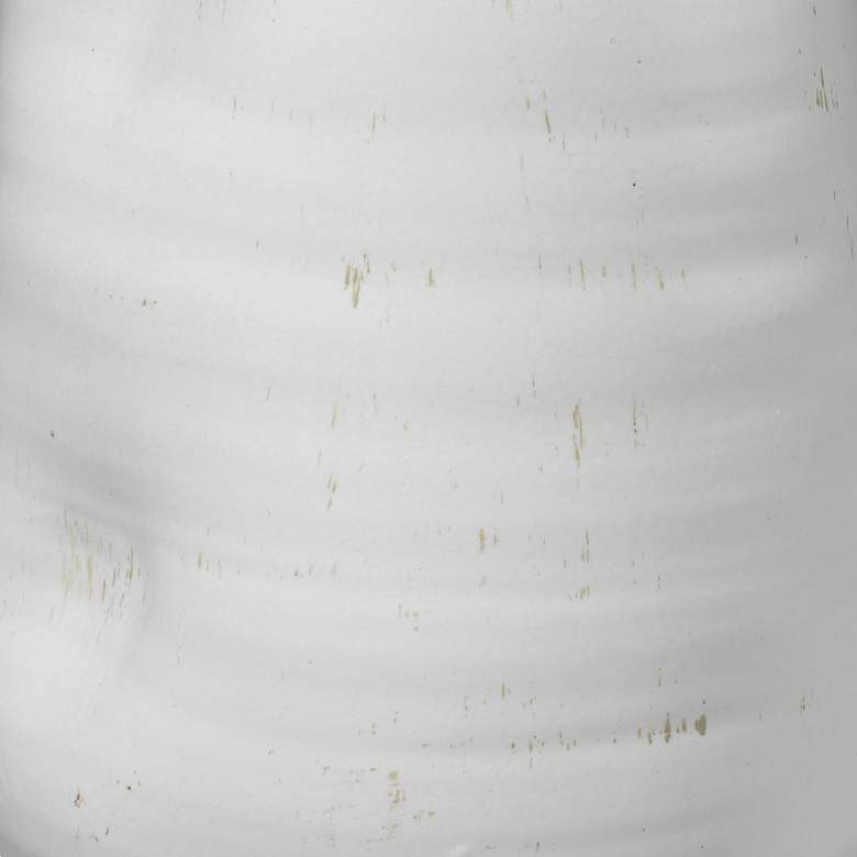 Image 2 Jamie Young Dimple 14 inch High White Ceramic Decorative Vase more views