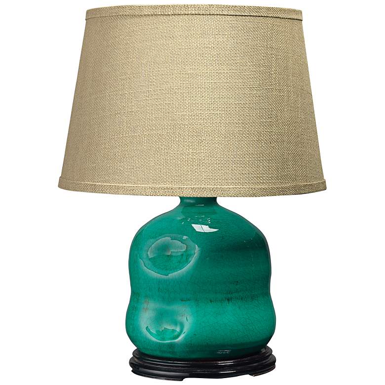 Image 1 Jamie Young Dimple Turquoise Blue Jug Table Lamp