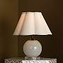 1_Jamie Young Dottie Blown Glass Table Lamp with Linen Shade, Taupe