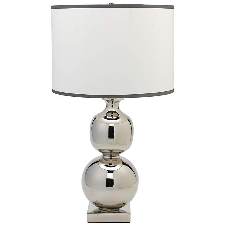 Image 1 Jamie Young Double Ball Nickel Metal Table Lamp