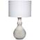 Jamie Young Droplet Ceramic Table Lamp with Linen Shade, Blue