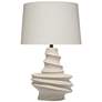 1_Jamie Young Dune Ceramic Table Lamp with Linen Shade