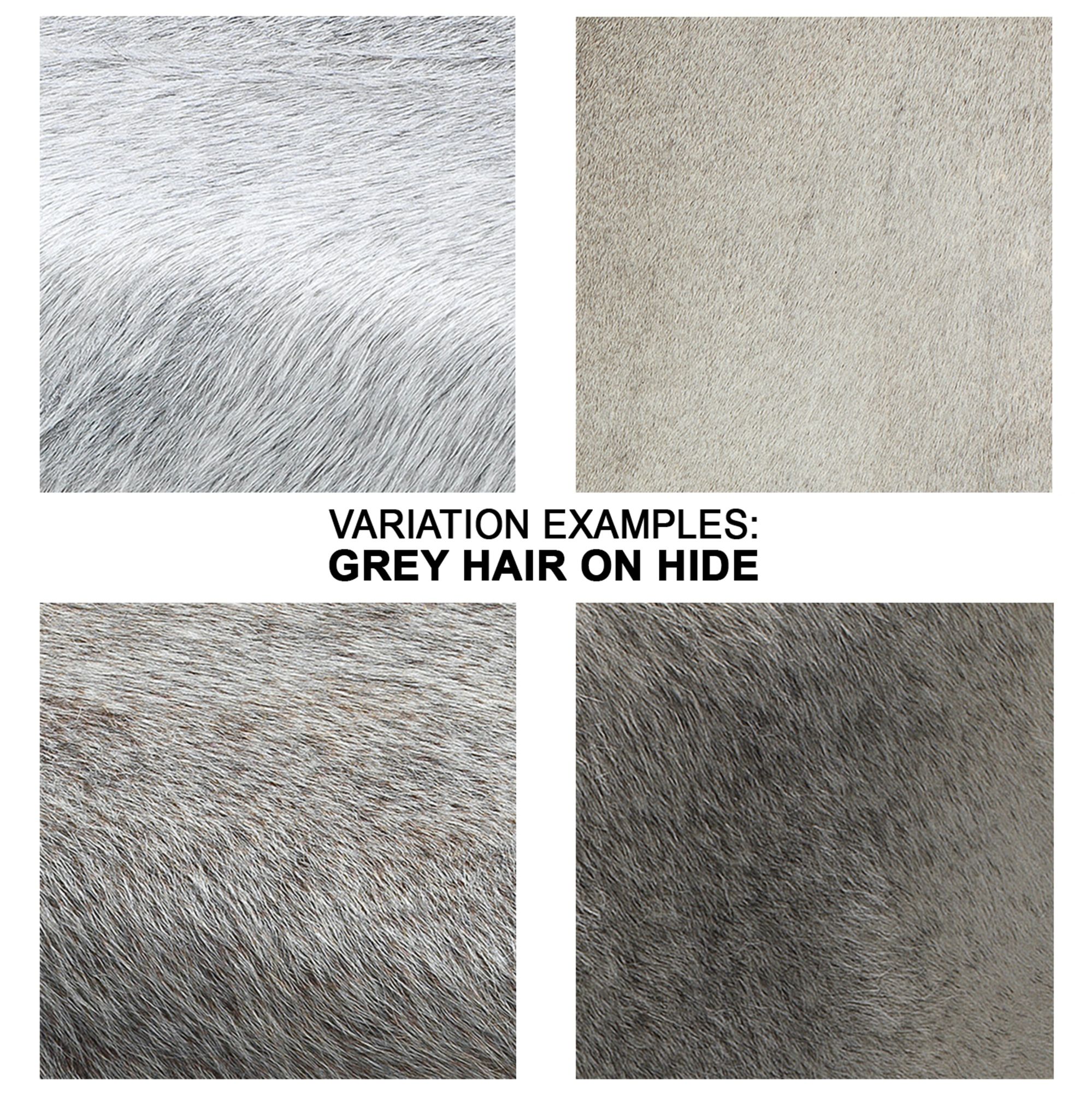 Image 5 Jamie Young Easton Ribbed Hide Ottoman with Antique Brass Metal Base more views