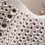 Thumbnail3 of Jamie Young Eclipse 13 1/2" High Matte White Decorative Vase more views