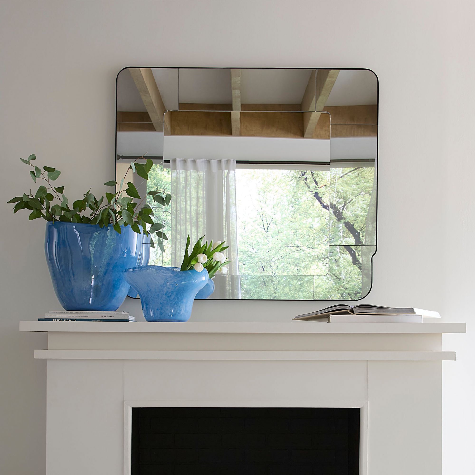 Image 7 Jamie Young Elemental Antique Mercury Glass Wall Mirror, Large more views
