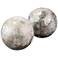 Jamie Young Ella Silver and Gold Orb Bookends Set of 2