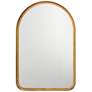 Jamie Young Eloise 36" x 24" Gold Leaf Arch Wall Mirror in scene